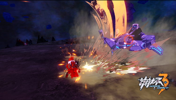 姬子「血色玫瑰」战斗画面