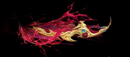 金光闪闪的刀背上侵染的是敌人的鲜血,手持"光荣誓约"的瓦勒莉为阿